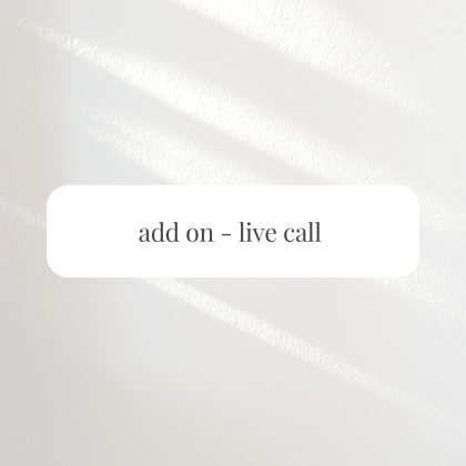 add on - live call
